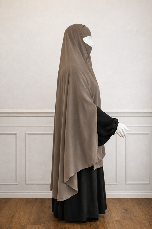 Medina Silk Khimaar (Beige)