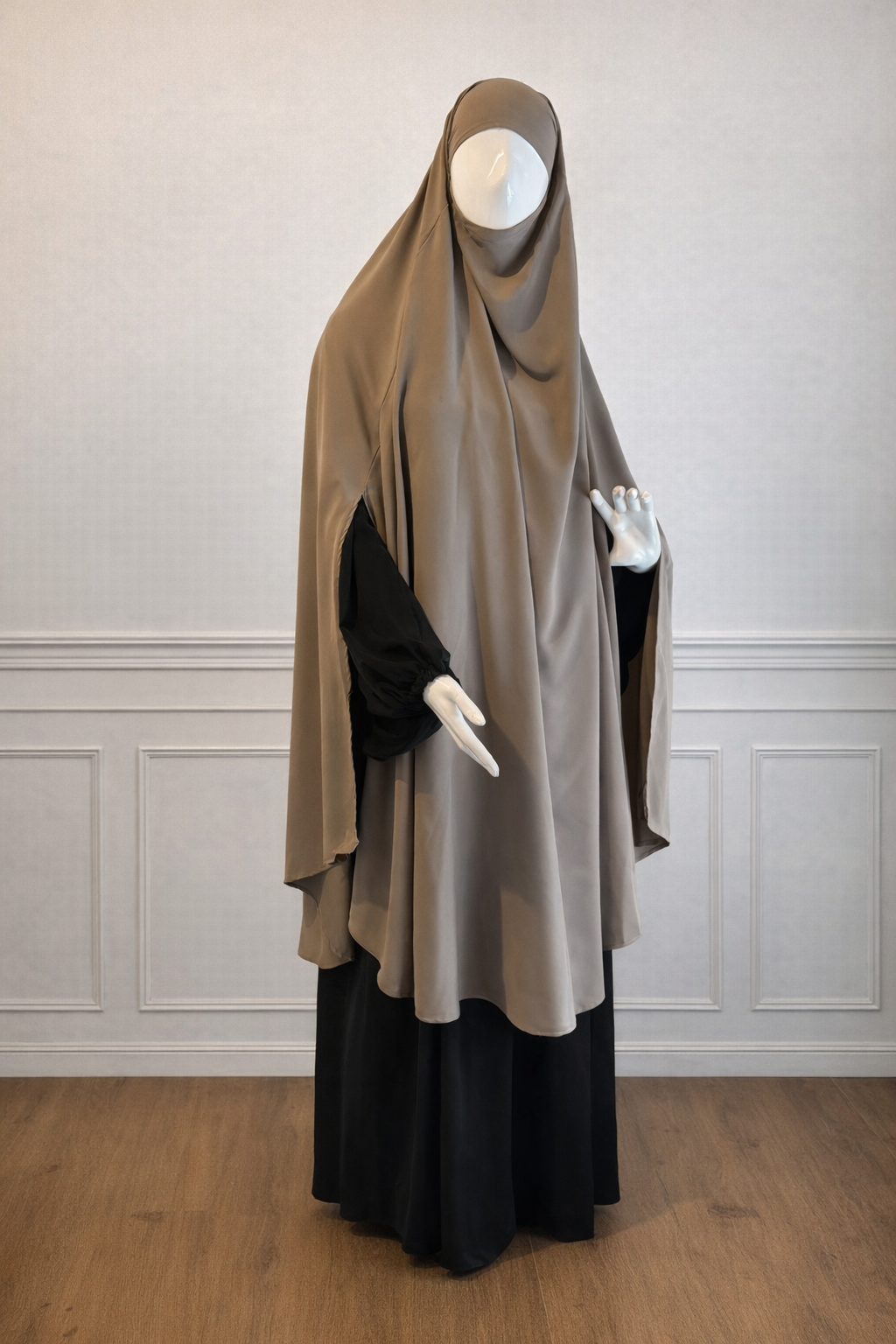 Medina Silk Khimaar (Beige)