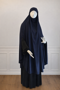 Medina Silk Khimaar (Donker Blauw)