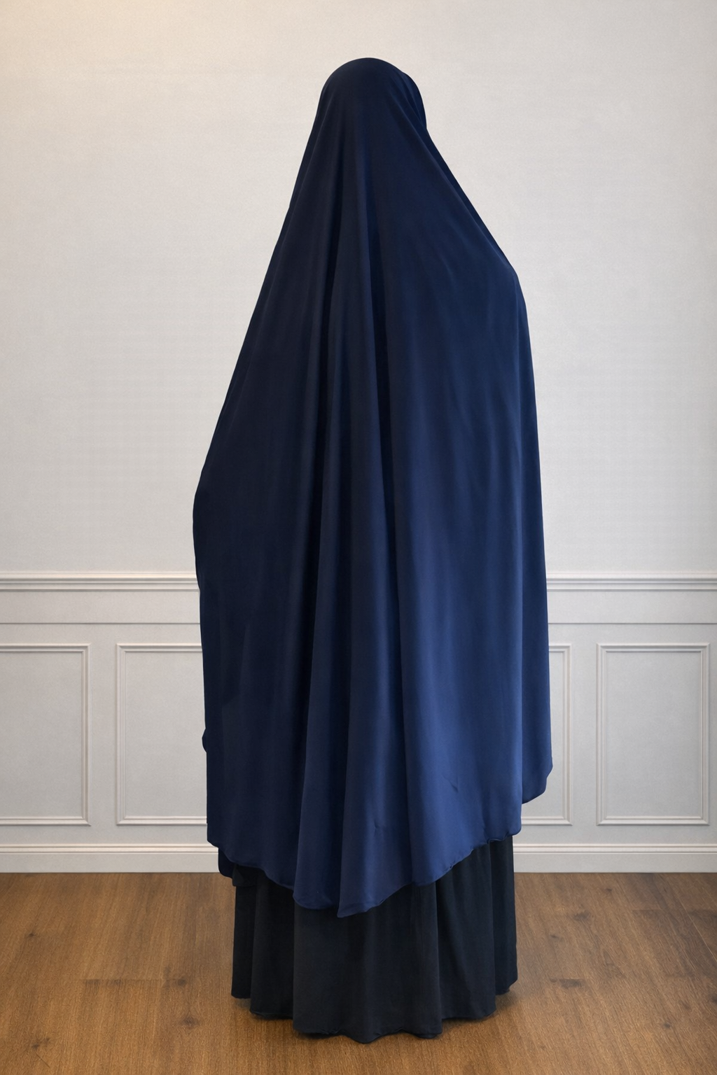 Medina Silk Khimaar (Donker Blauw)