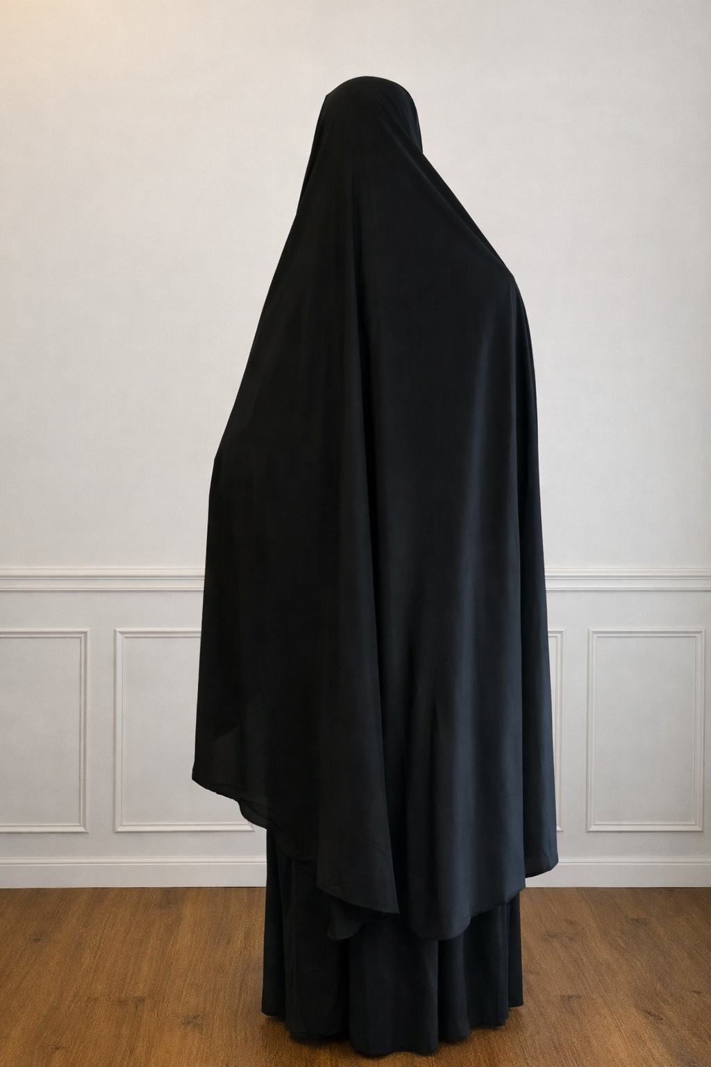 Medina Silk Khimaar (Zwart)